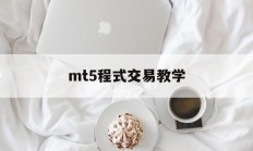 mt5程式交易教学(mt5成交量怎么设置)